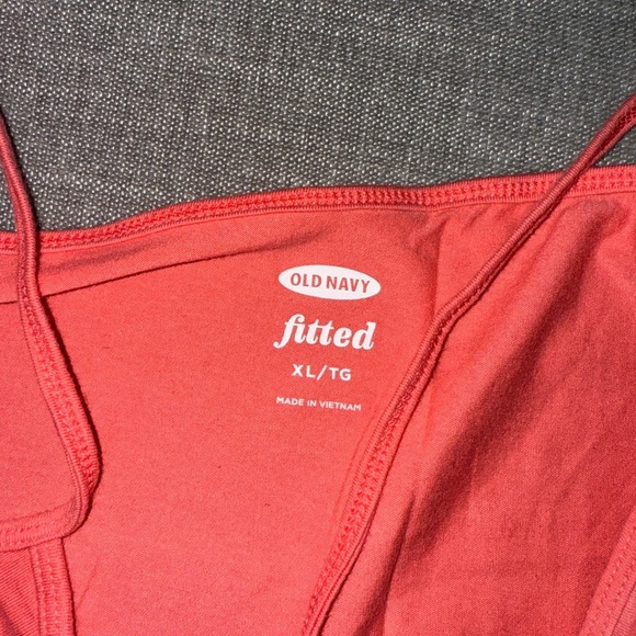 Coral Old Navy Spaghetti Strap Tank Top - Picture 3 of 3